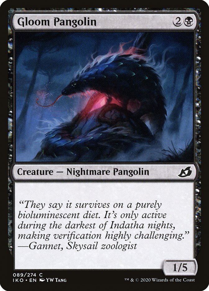 Gloom Pangolin [Ikoria: Lair of Behemoths] Foil