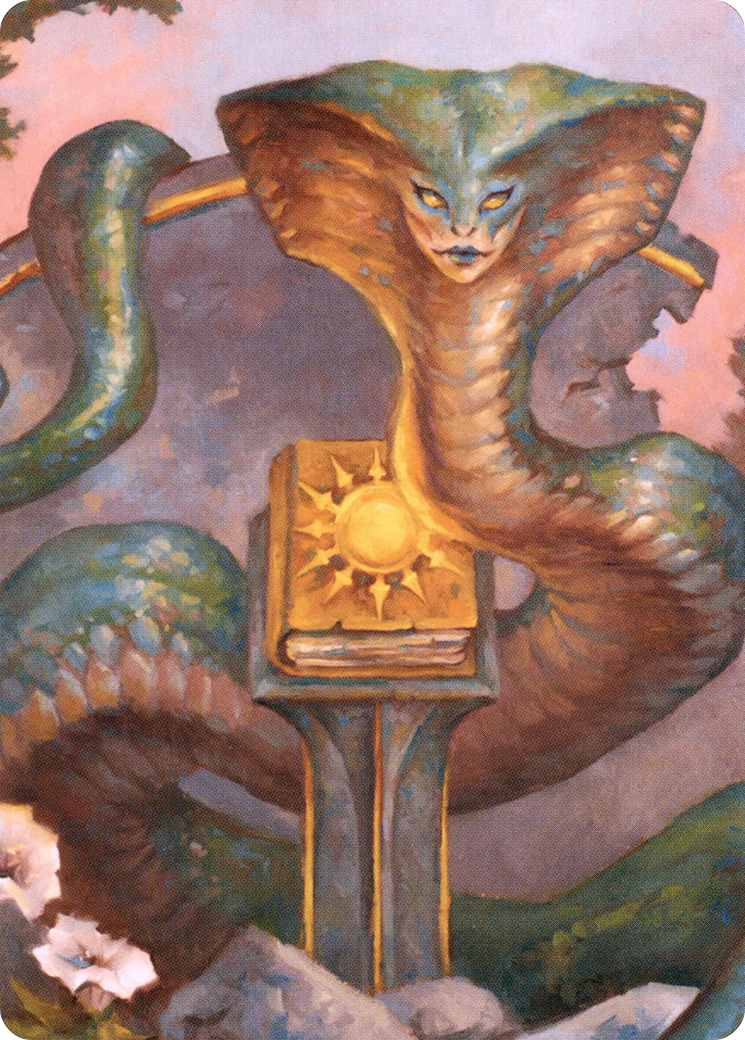 Guardian Naga // Guardian Naga  [Battle for Baldur's Gate Art Series] (Borderless)