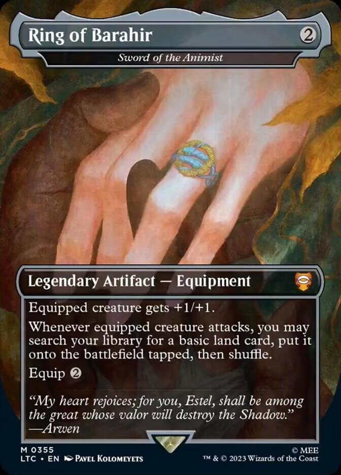 Ring of Barahir - Sword of the Animist [The Lord of the Rings: Tales of Middle-Earth Commander] Foil