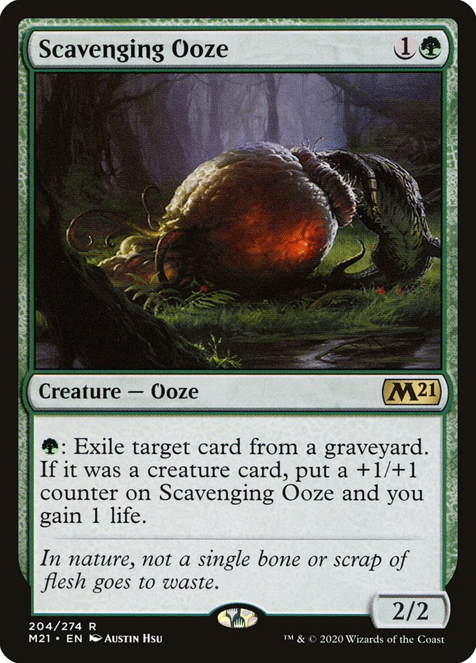 Scavenging Ooze [Core Set 2021] Foil