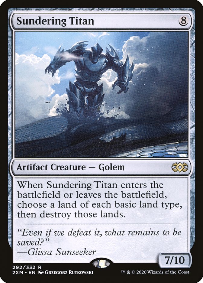Sundering Titan [Double Masters] Foil