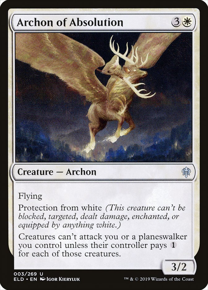 Archon of Absolution [Throne of Eldraine] Foil