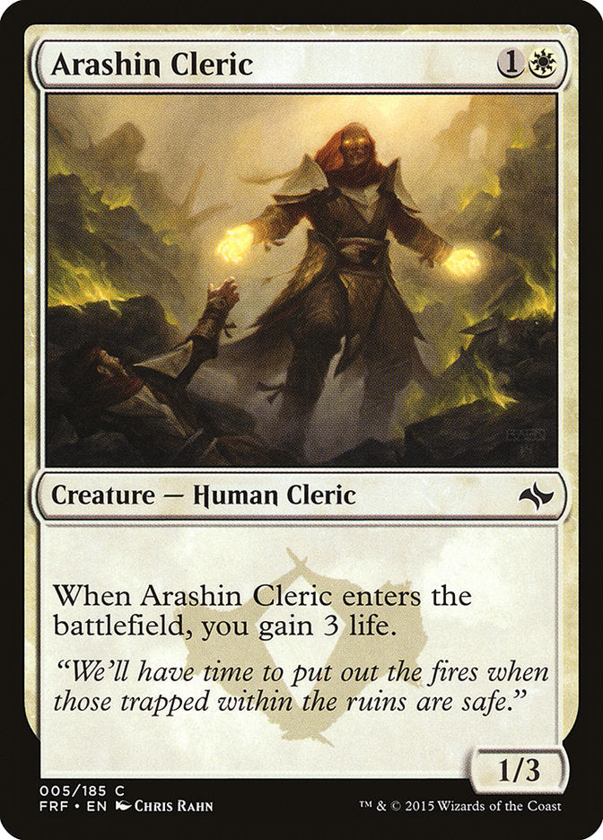 Arashin Cleric [Fate Reforged] Foil