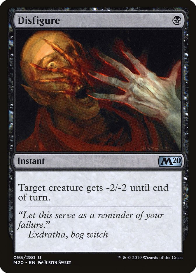 Disfigure [Core Set 2020] Foil