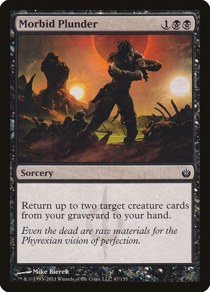 Morbid Plunder [Mirrodin Besieged] Foil