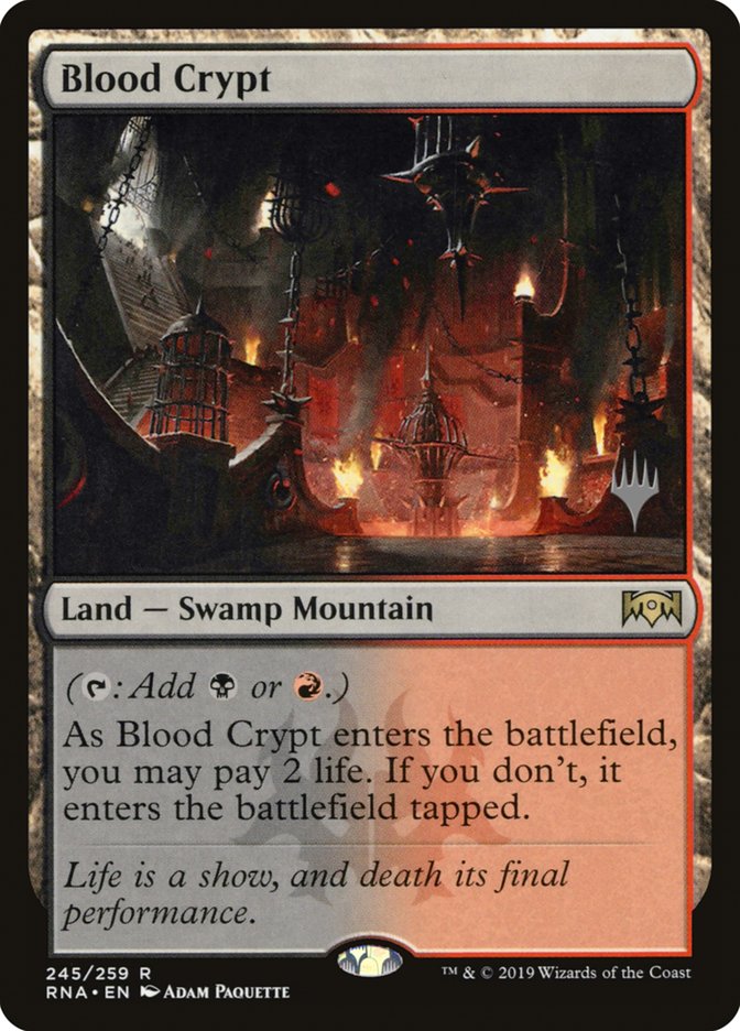 Blood Crypt (Promo Pack) [Ravnica Allegiance Promos] Foil