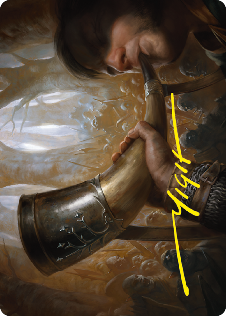 Horn of Gondor // Horn of Gondor  [Tales of Middle-earth Art Series] (Borderless) Foil