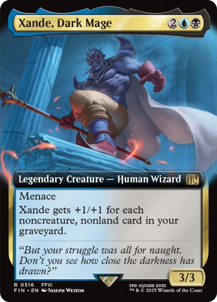 Xande, Dark Mage (Extended Art) [FINAL FANTASY] Foil