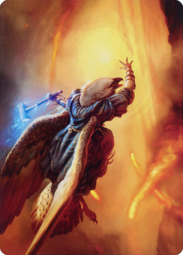Battlewing Mystic // Battlewing Mystic  [Dominaria United Art Series] (Borderless)