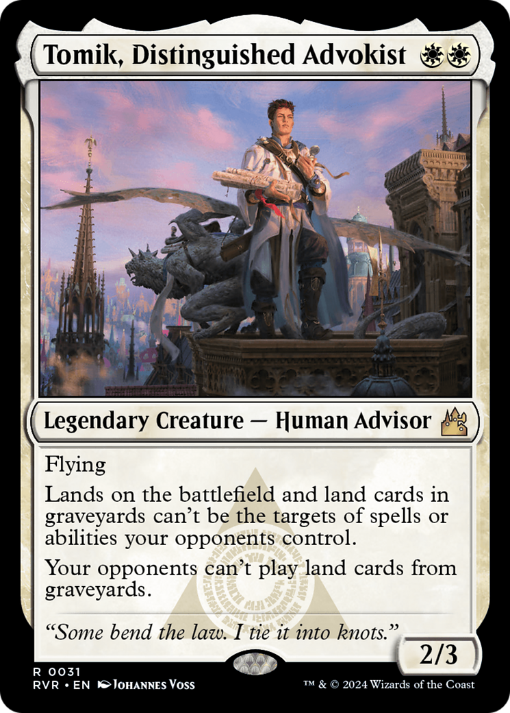 Tomik, Distinguished Advokist [Ravnica Remastered] Foil