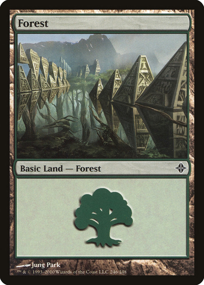 Forest (246) [Rise of the Eldrazi] Foil