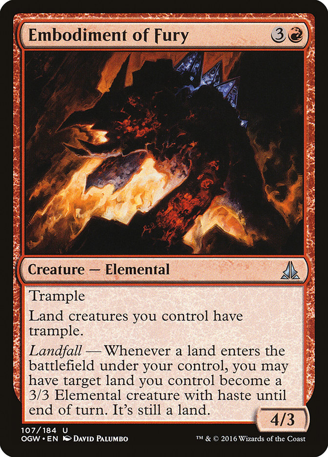 Embodiment of Fury [Oath of the Gatewatch] Foil