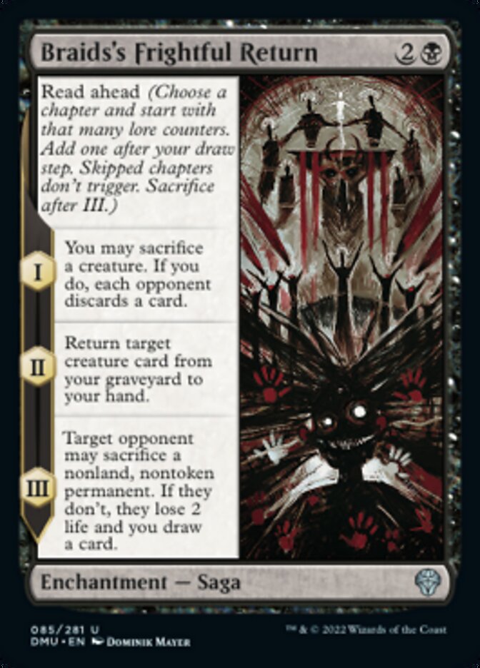Braids's Frightful Return [Dominaria United] Foil