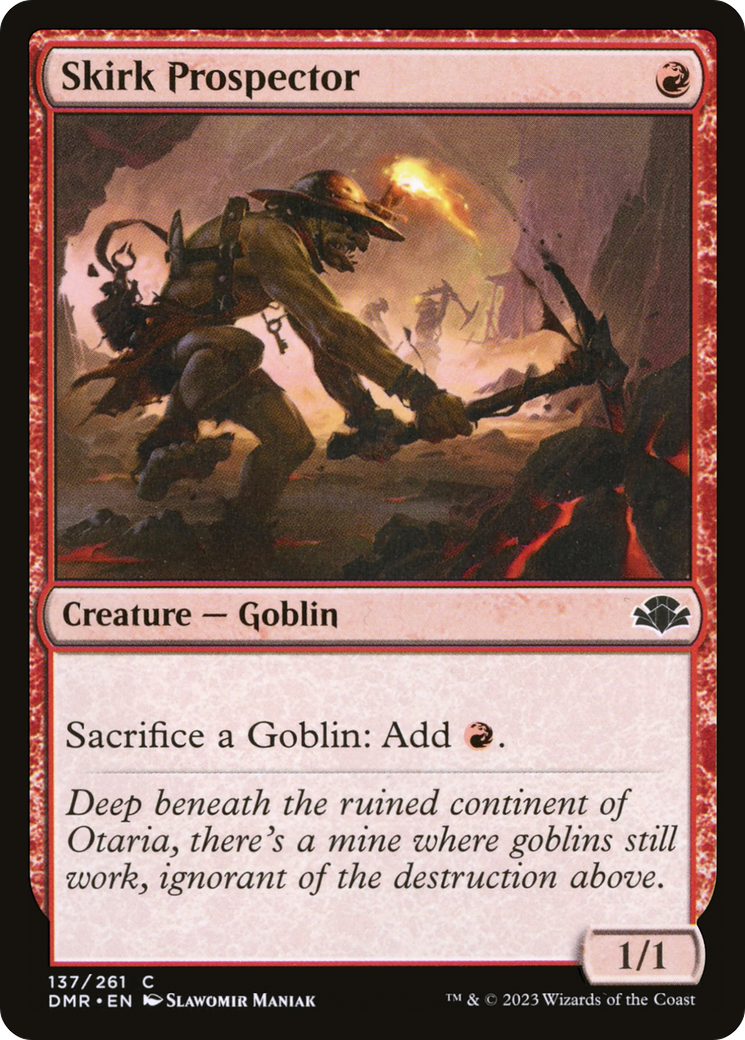 Skirk Prospector [Dominaria Remastered] Foil