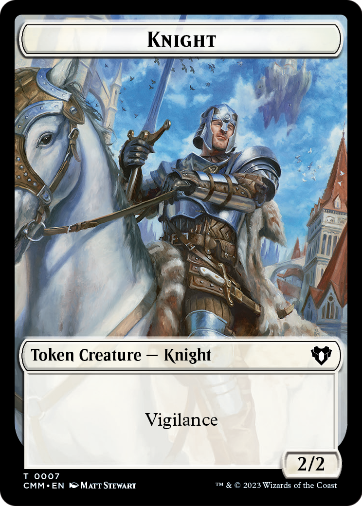 Knight  [Commander Masters Tokens] Foil