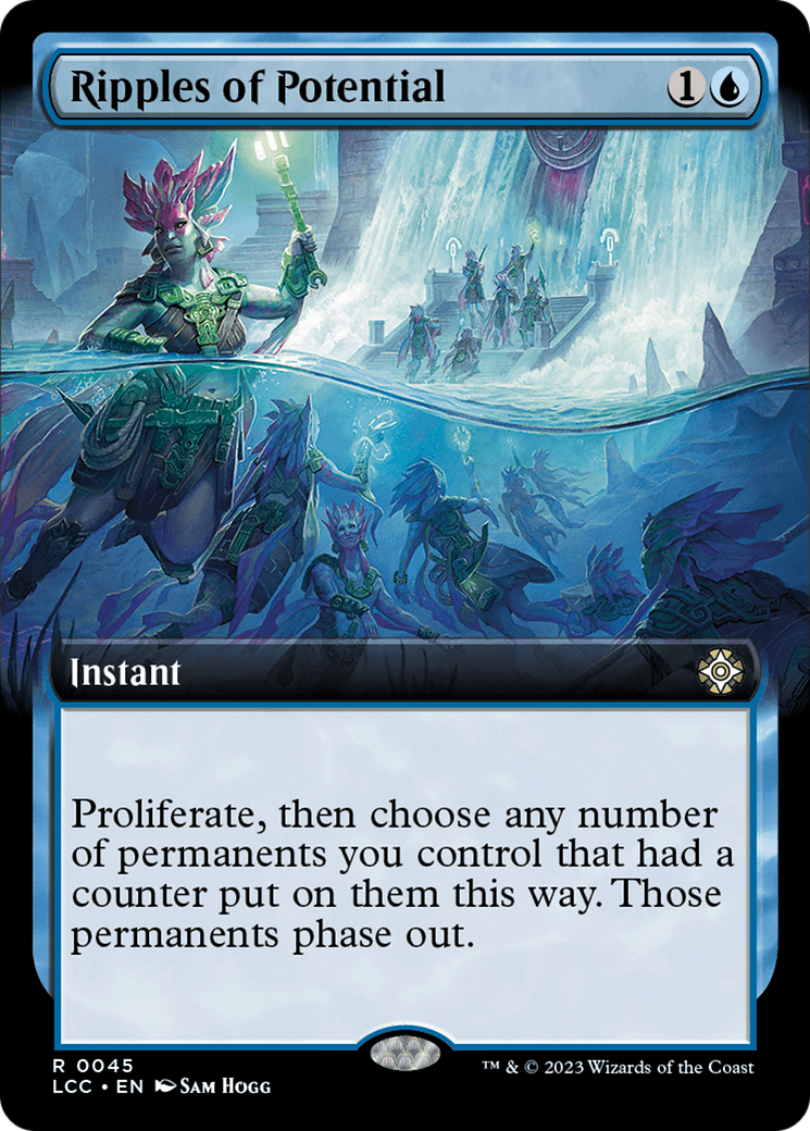 Ripples of Potential (Extended Art) [The Lost Caverns of Ixalan Commander] Foil