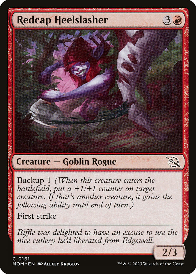 Redcap Heelslasher [March of the Machine] Foil