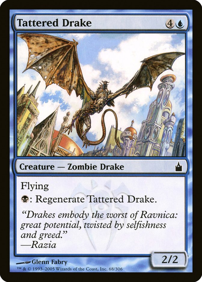 Tattered Drake [Ravnica: City of Guilds] Foil