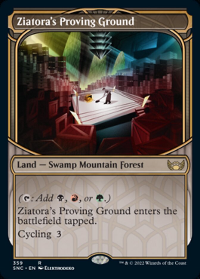 Ziatora's Proving Ground (Showcase Skyscraper) [Streets of New Capenna] Foil