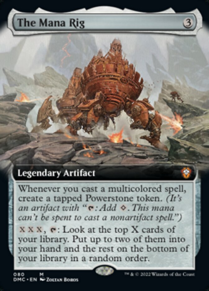The Mana Rig (Extended Art) [Dominaria United Commander] Foil
