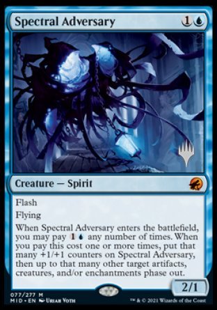 Spectral Adversary (Promo Pack) [Innistrad: Midnight Hunt Promos] Foil
