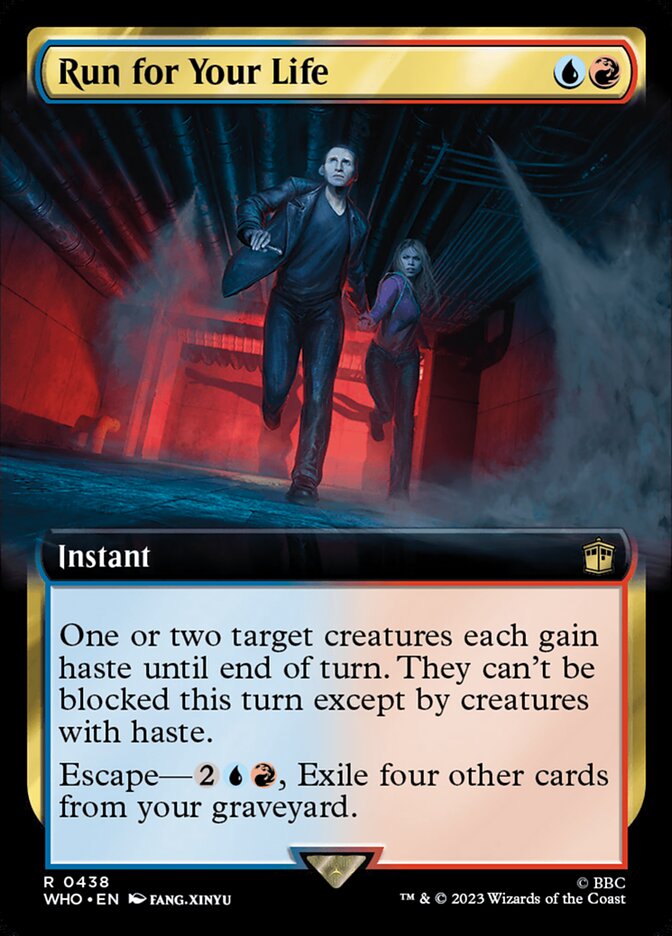 Run for Your Life (Extended Art) [Doctor Who] Foil