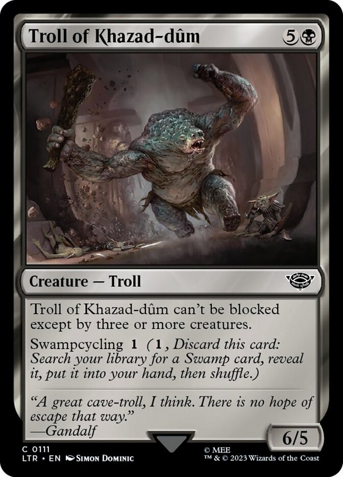 Troll of Khazad-dum [The Lord of the Rings: Tales of Middle-Earth] Foil