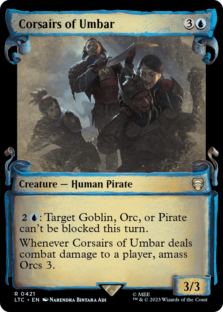 Corsairs of Umbar [The Lord of the Rings: Tales of Middle-Earth Commander Showcase Scrolls] Foil
