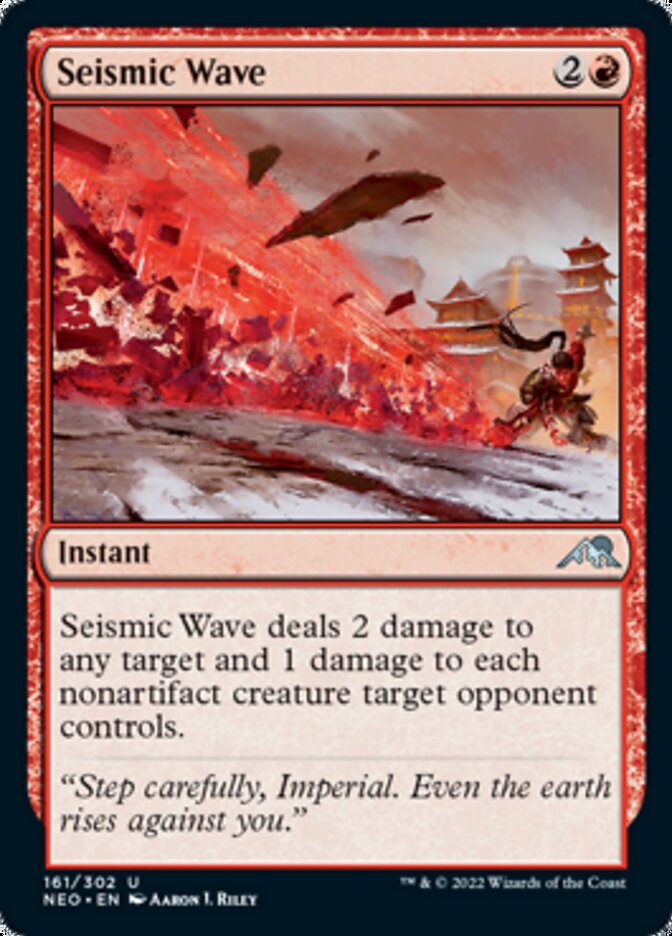 Seismic Wave [Kamigawa: Neon Dynasty] Foil