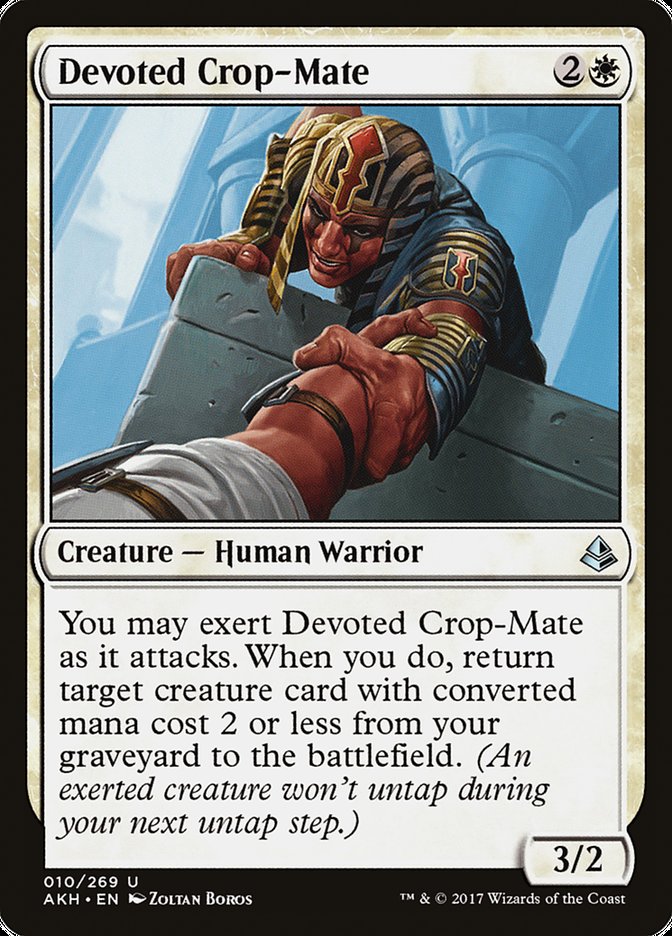 Devoted Crop-Mate [Amonkhet] Foil