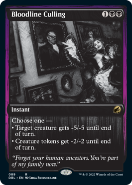 Bloodline Culling [Innistrad: Double Feature] Foil