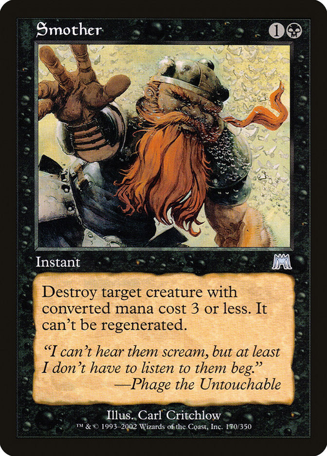 Smother [Onslaught] Foil