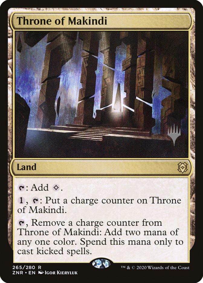 Throne of Makindi (Promo Pack) [Zendikar Rising Promos] Foil