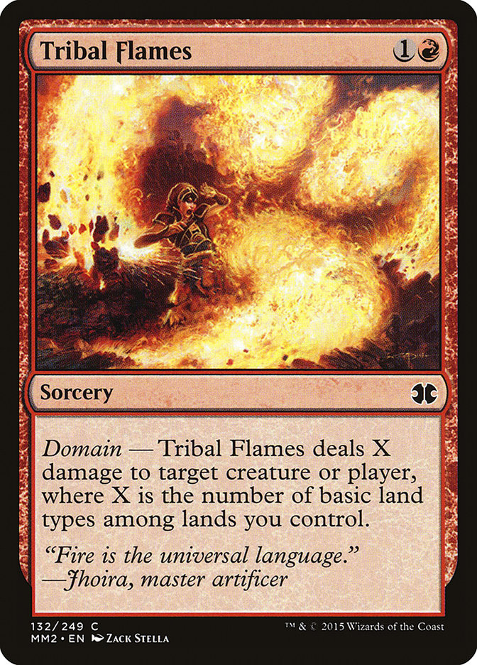 Tribal Flames [Modern Masters 2015] Foil