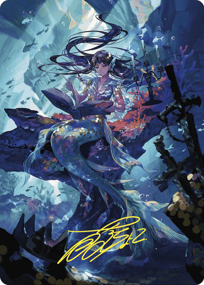 Rhystic Study // Rhystic Study  [Wilds of Eldraine Art Series] (Borderless) Foil