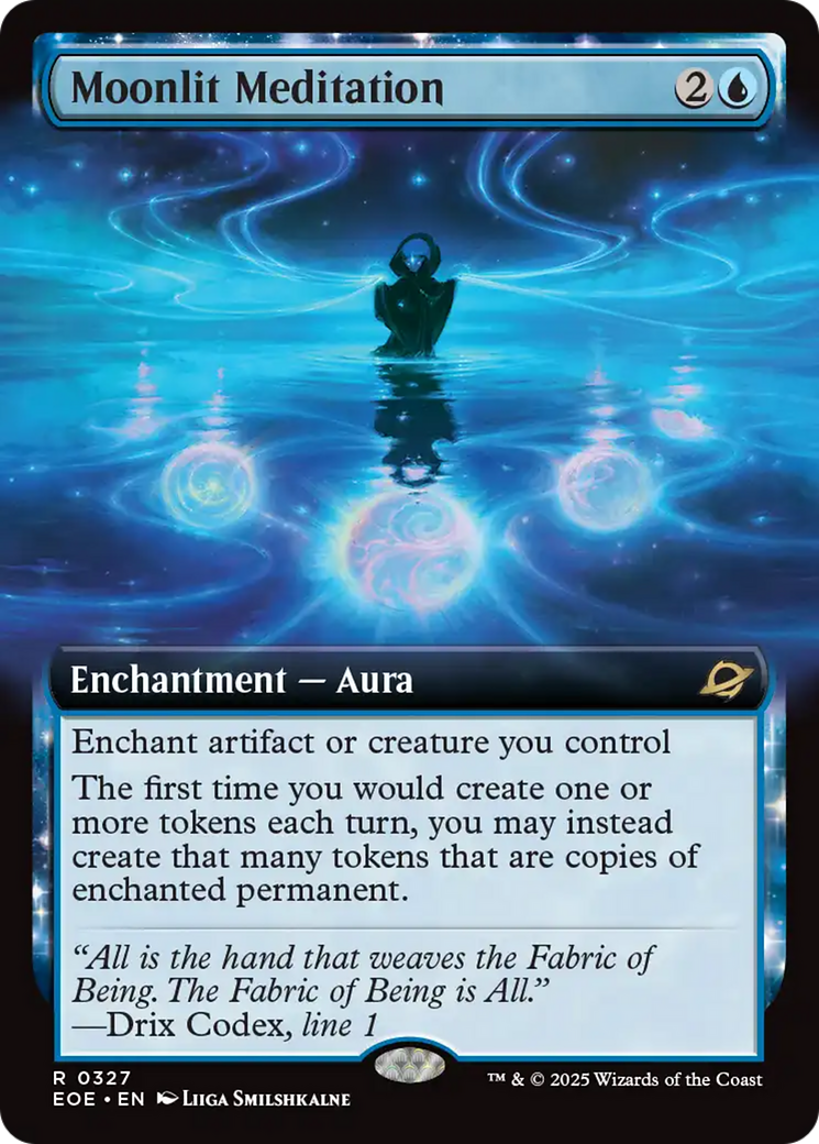 Moonlit Meditation (Extended Art) [Edge of Eternities] Foil
