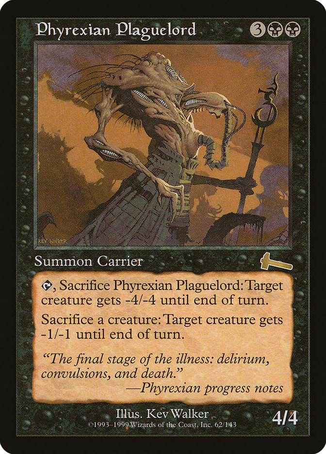Phyrexian Plaguelord [Urza's Legacy] Foil