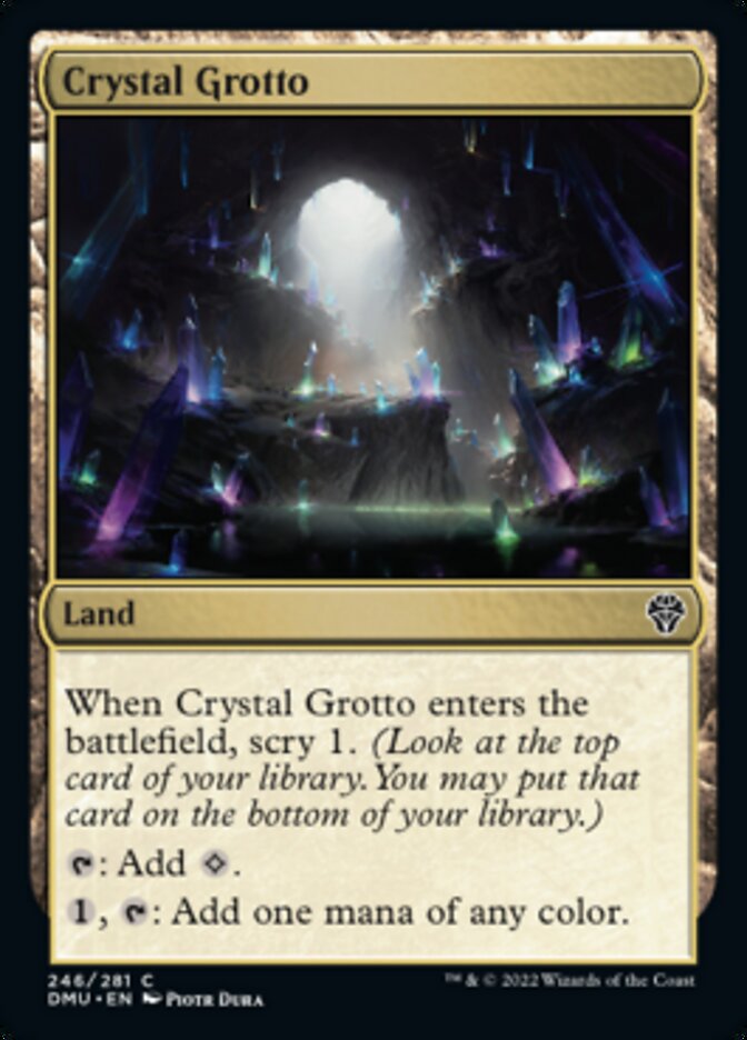Crystal Grotto [Dominaria United] Foil