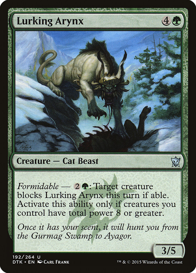 Lurking Arynx [Dragons of Tarkir] Foil