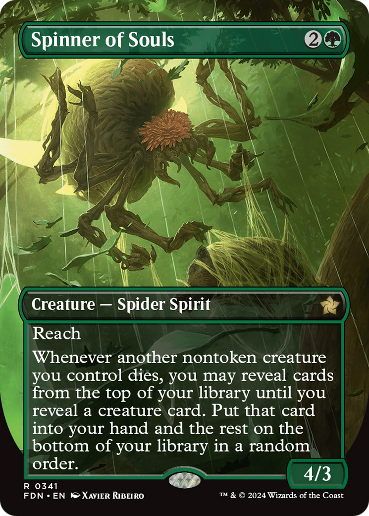 Spinner of Souls (Borderless) [Foundations] Foil