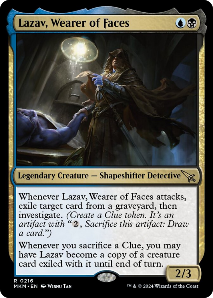 Lazav, Wearer of Faces [Murders at Karlov Manor] Foil