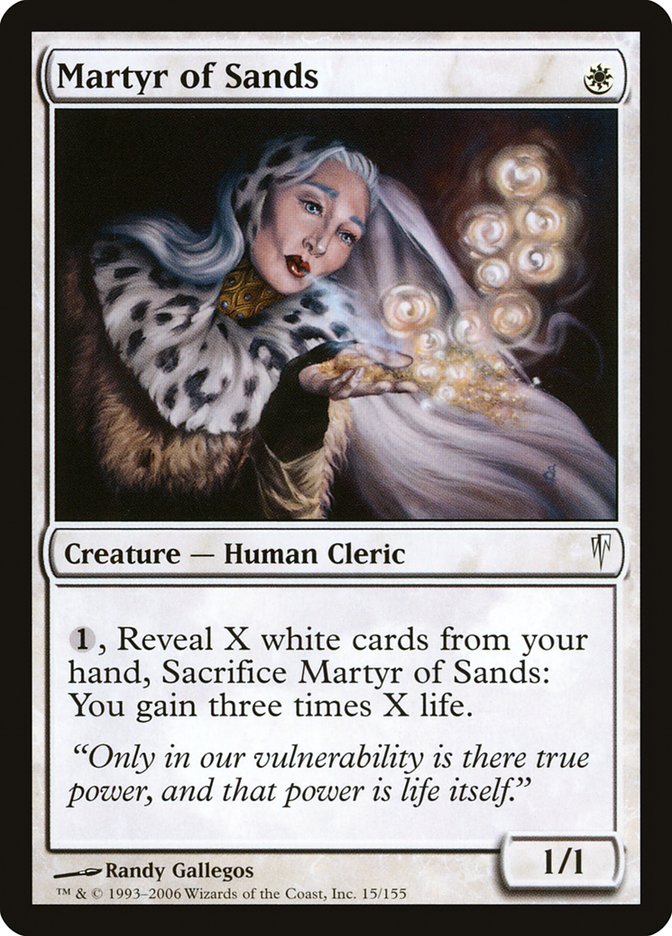 Martyr of Sands [Coldsnap] Foil