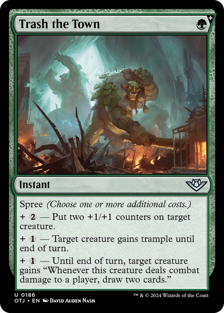 Trash the Town [Outlaws of Thunder Junction] Foil