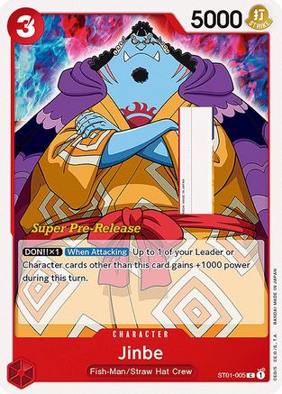 Jinbe (ST01-005) - [Super Pre-Release Starter Deck 1: Straw Hat Crew]