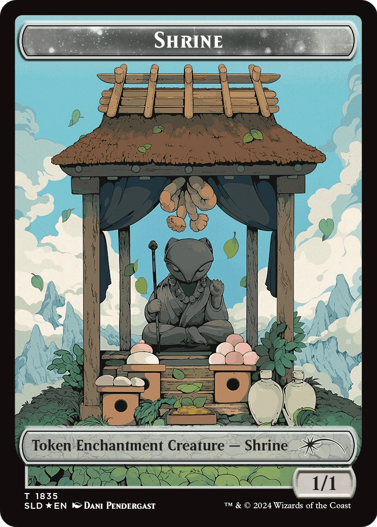 Shrine Token (Rainbow Foil)  [Secret Lair Drop] Foil