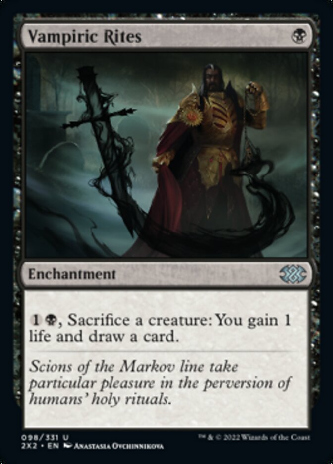 Vampiric Rites [Double Masters 2022] Foil