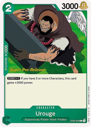 Urouge (ST02-003) - [Super Pre-Release Starter Deck 2: Worst Generation]