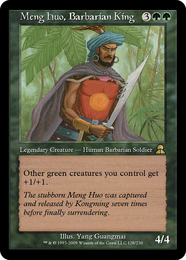 Meng Huo, Barbarian King  [Masters Edition III] Foil
