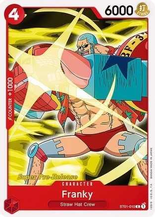 Franky (ST01-010) - [Super Pre-Release Starter Deck 1: Straw Hat Crew]