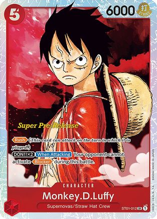 Monkey.D.Luffy (012) (ST01-012) - [Super Pre-Release Starter Deck 1: Straw Hat Crew] Foil
